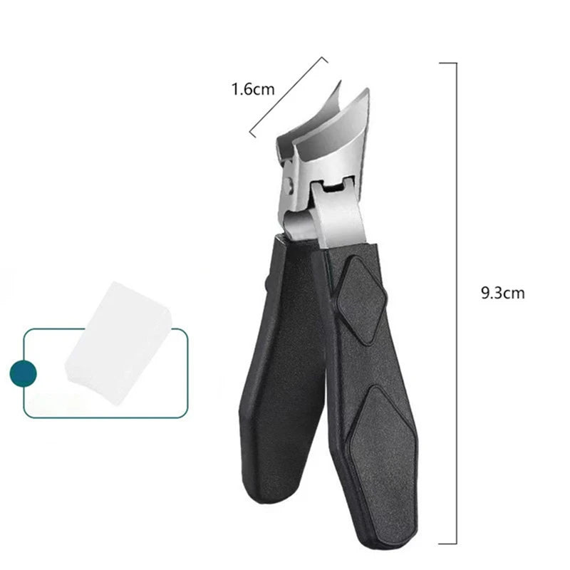 Heavy-Duty Toenail Clipper for Thick & Ingrown Nails – Angled Jaw Stainless Steel Trimmer with Ergonomic Grip for Precision Podiatry Care | Lonoma