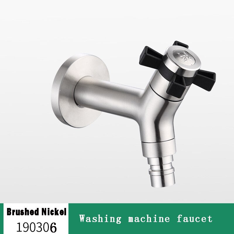Wall-Mount Outdoor Faucet with Brass Valve Core – Cold Water Spigot for Garden, Patio & Yard | Lonoma