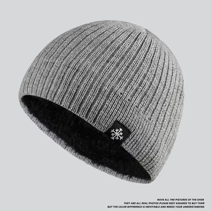 Fleece-Lined Winter Beanie Hat with Plush Interior for Men and Women - Thick Insulated Knit Cap for Skiing, Snowboarding, Outdoor Sports | Lonoma