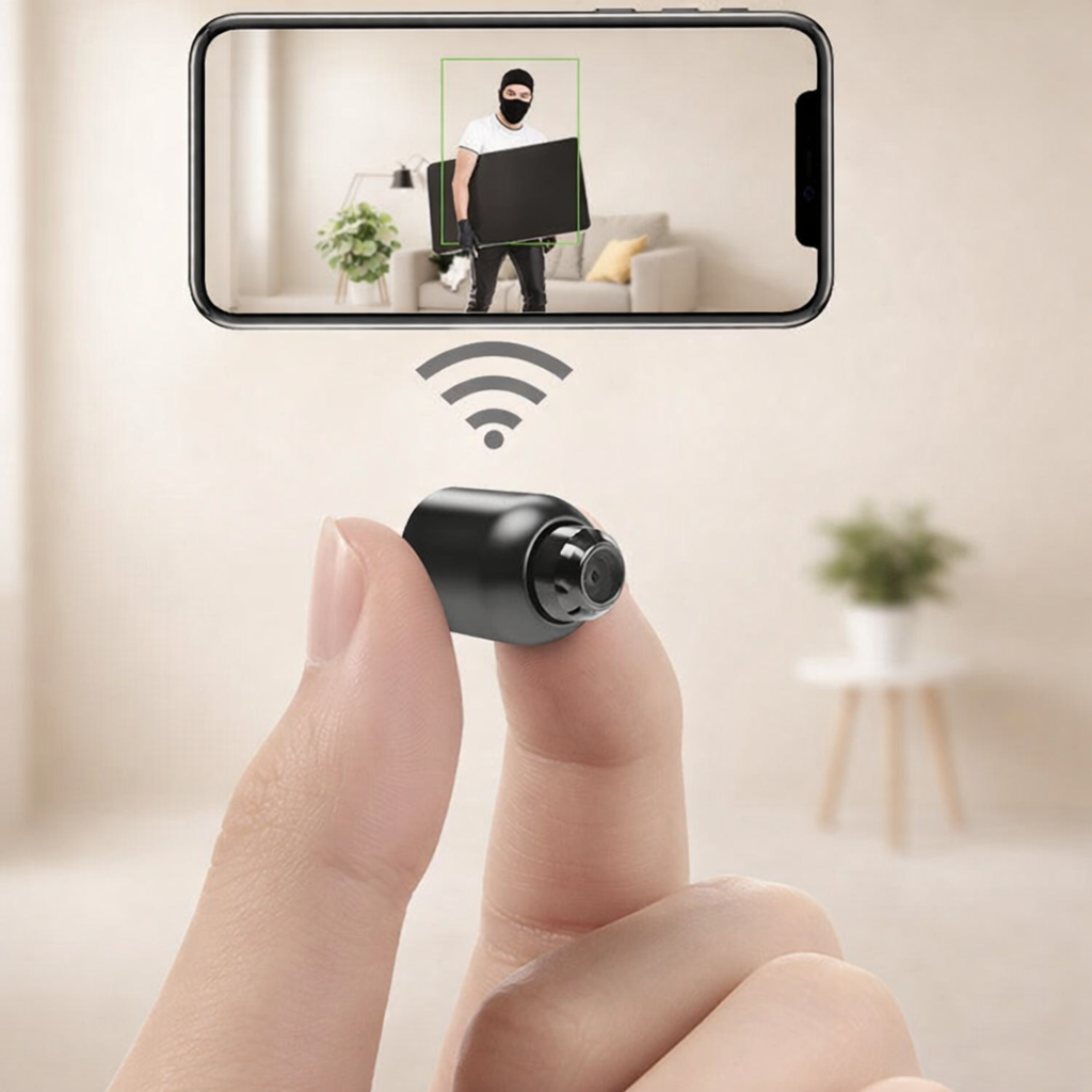 Caméra de surveillance sans fil Full HD WiFi 5G détection de mouvement vision nocturne sécurité domestique | Koossa