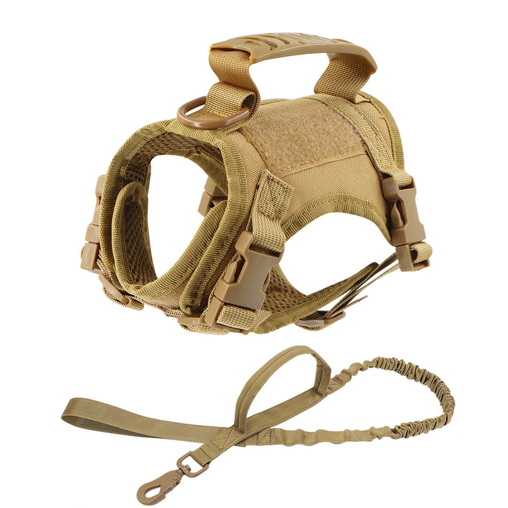 Cat Harness Tactical No-Pull Adjustable Escape-Proof Handle Mesh Vest Walking Large Small Dog | Koossa