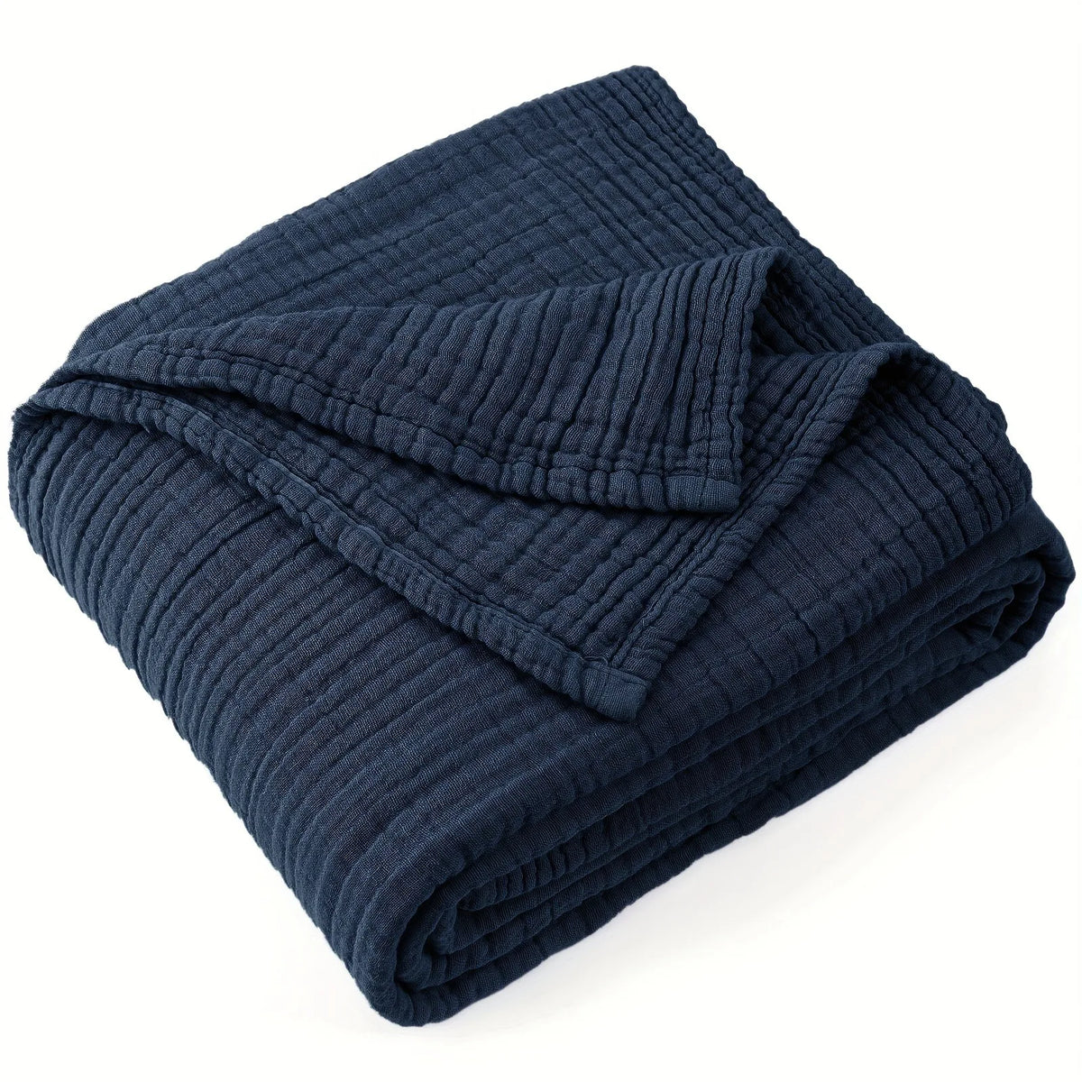 Six-Layer Cotton Gauze Throw Blanket Breathable Lightweight Summer Coverlet for Couch Bed Sofa | Lonoma