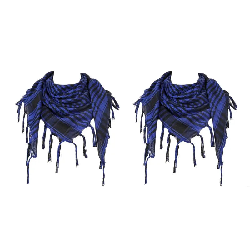Desert Shemagh Scarf Square Tactical Headwrap for Men Women Outdoor Hiking Camping Windproof Neck Wrap Keffiyeh Style | Lonoma
