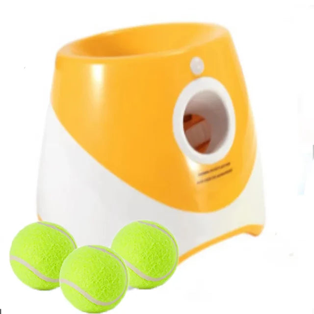 Automatic Dog Ball Launcher Rechargeable Adjustable Distance 3m 6m 9m Interactive Fetch Toy Tennis Ball Thrower Small Medium Large Dogs | Koossa