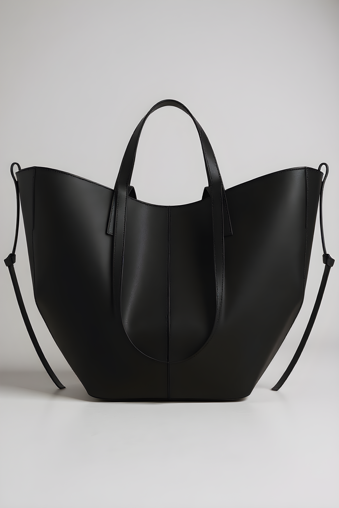 Classic Double-Handle Tote Bag in Premium Leather | Spacious Structured Handbag for Work and Travel | Koossa