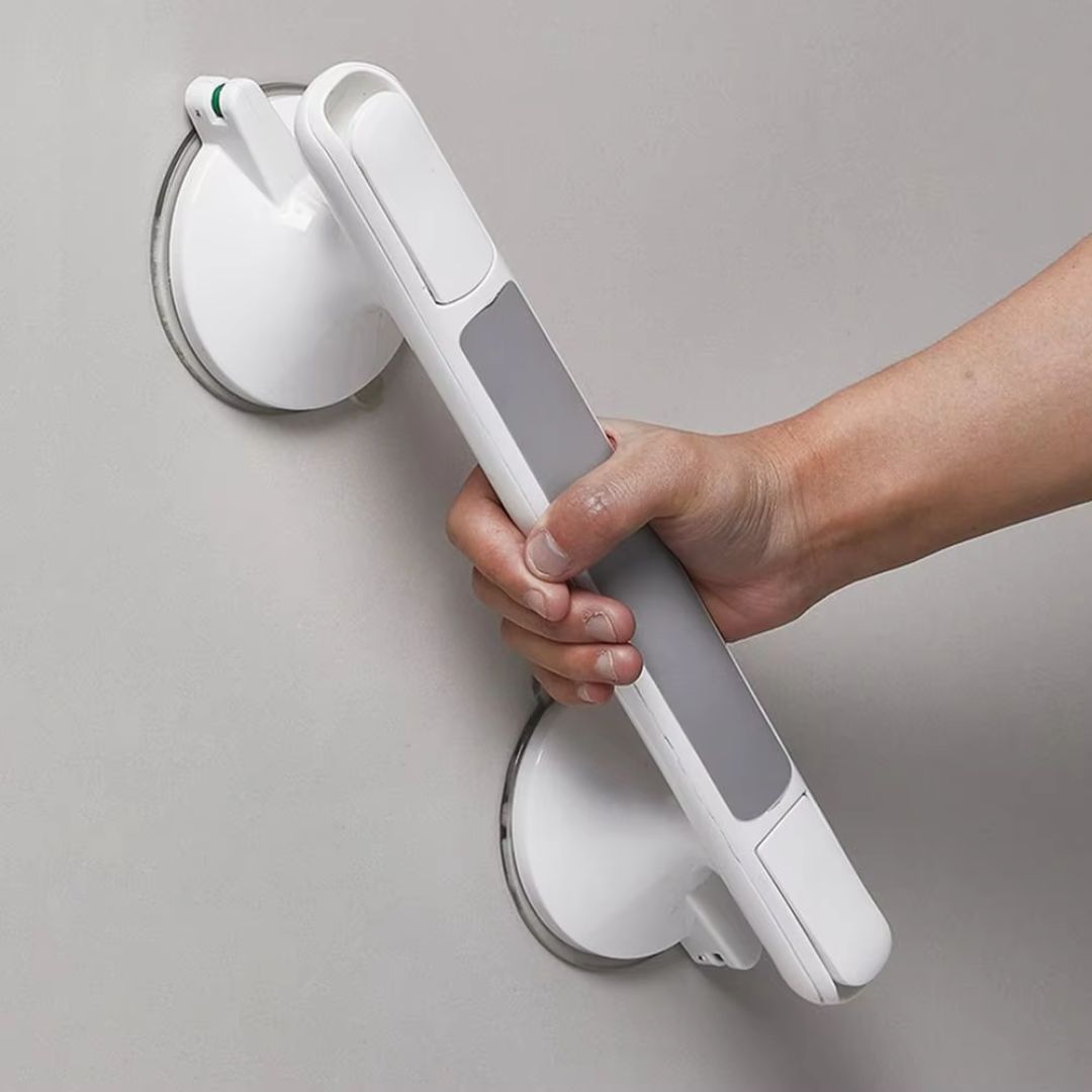 Barre d'appui de sécurité à ventouses pour douche et baignoire sans perçage antidérapante pour seniors et PMR | Koossa