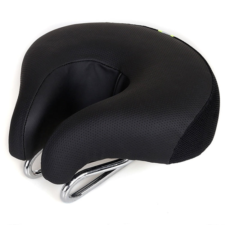 Selle vélo ergonomique sans bec rembourrage mousse haute densité VTT ville confort bassin périnée noir | Koossa