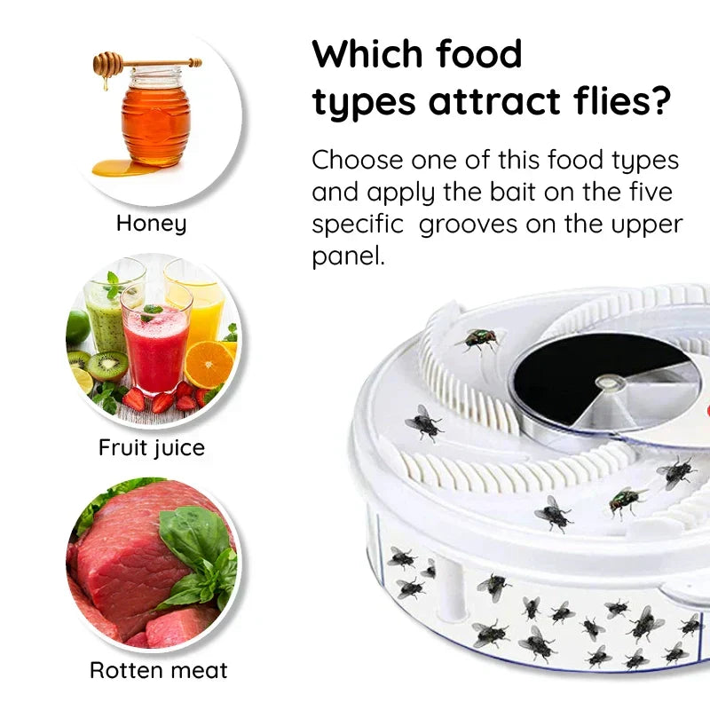 Piège à mouches USB silencieux et écologique pour cuisine salon chambre sans produits chimiques ni bruit | Koossa