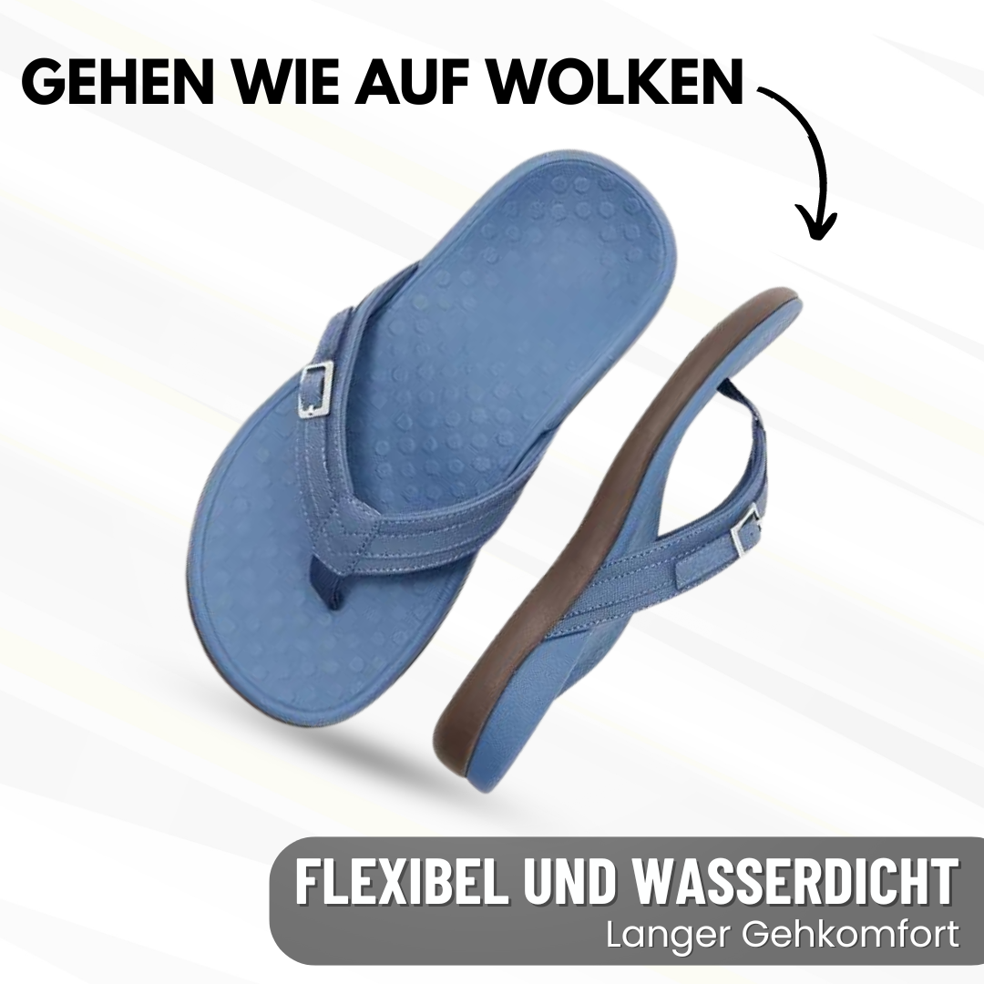 Women's Orthopedic Slide Sandals — Cushioned Arch Support Footwear for All-Day Comfort & Walking | Koossa