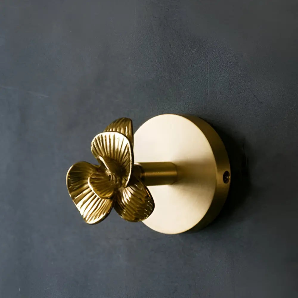 Solid Brass Animal Wall Hook, Gold Finish Decorative Coat Hook for Entryway, Bedroom & Bathroom, Bird, Deer, Dragonfly, Rose Hanger | Lonoma