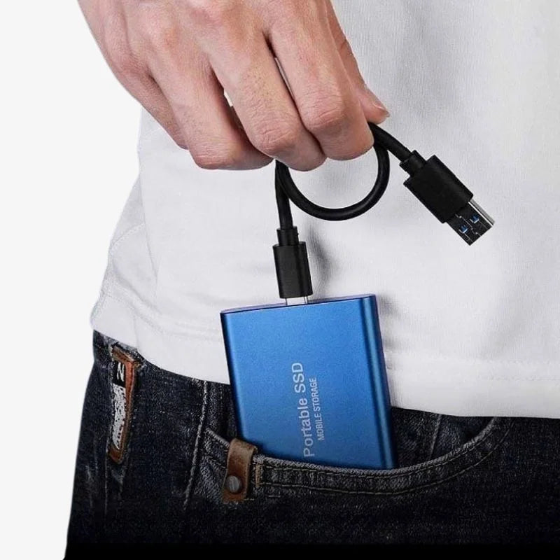 Disque SSD Externe Portable USB 3.1 Haute Vitesse Aluminium 1 à 16 To Compatible PC Mac Console Jeux Stockage | Koossa