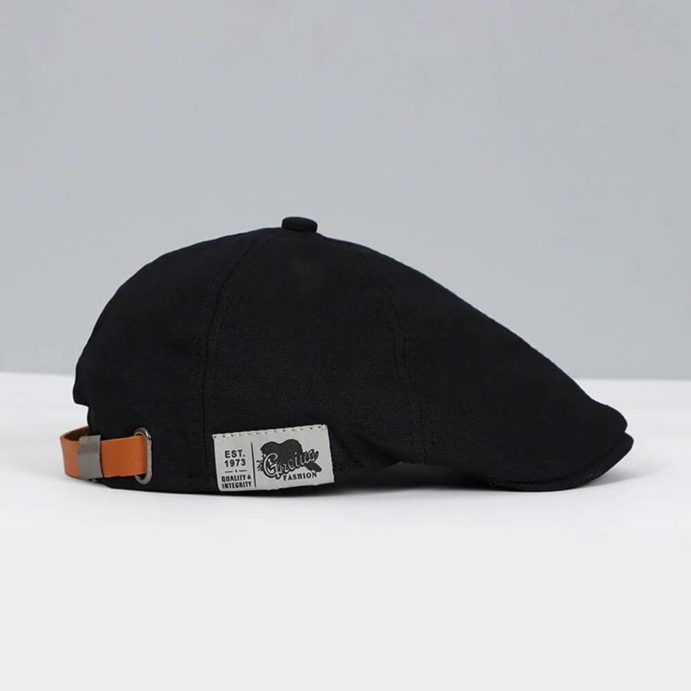 Structured Flat Cap with Adjustable Strap in Heritage Newsboy Style – Timeless Headwear for Smart Casual Wear | Koossa