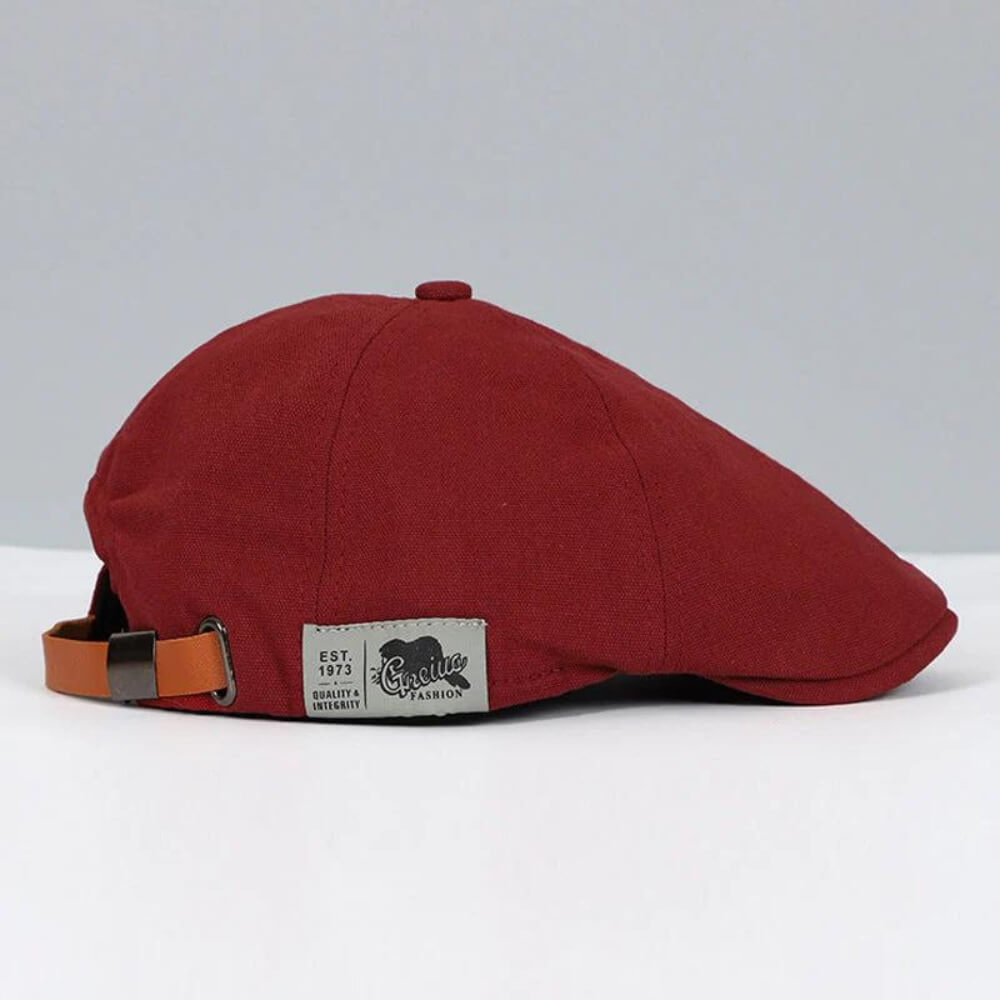 Structured Flat Cap with Adjustable Strap in Heritage Newsboy Style – Timeless Headwear for Smart Casual Wear | Koossa