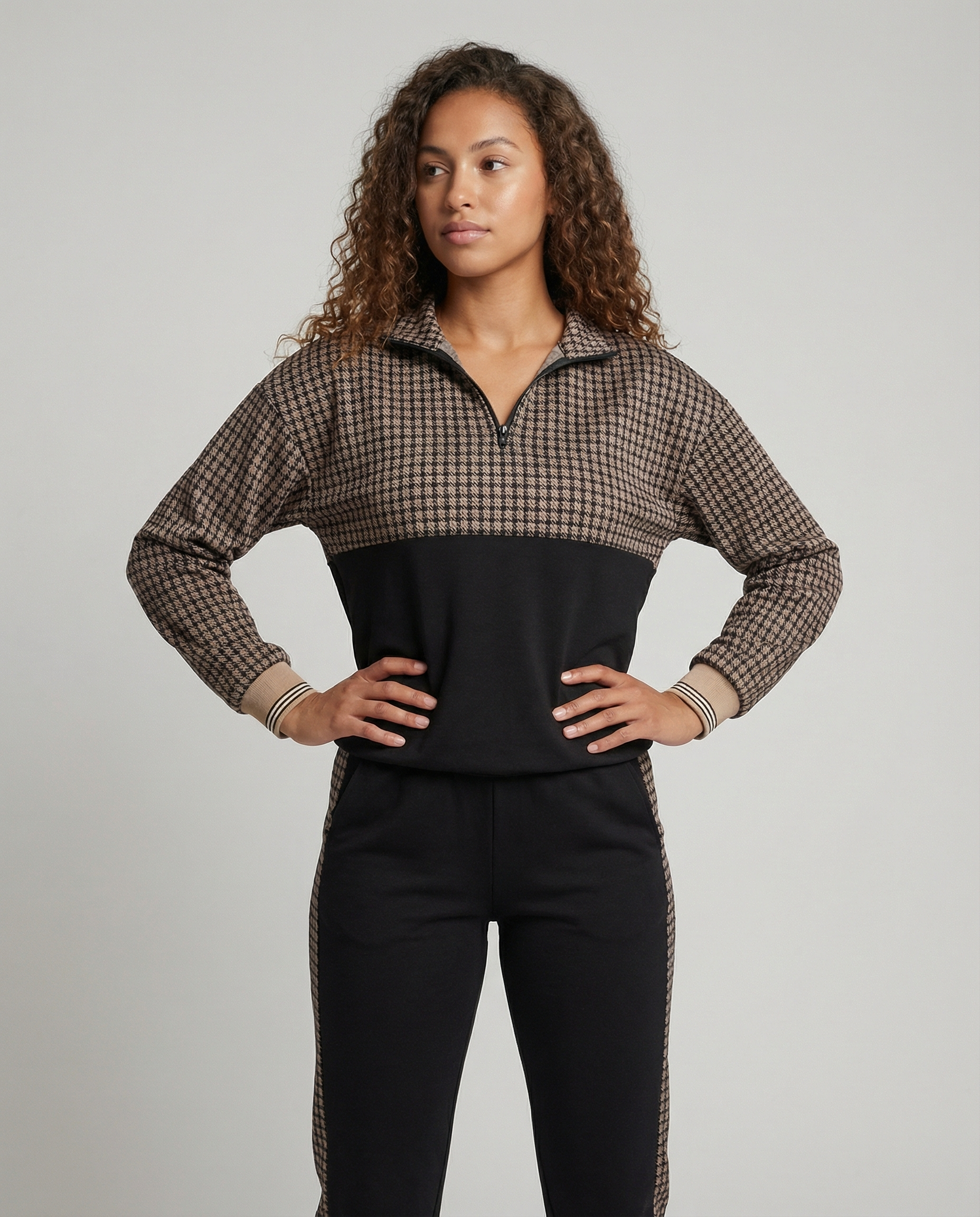 Women's Relaxed Fit Co-ord Lounge Set — Elegant Two-Piece Activewear for Comfortable Home & Leisure Wear | Koossa
