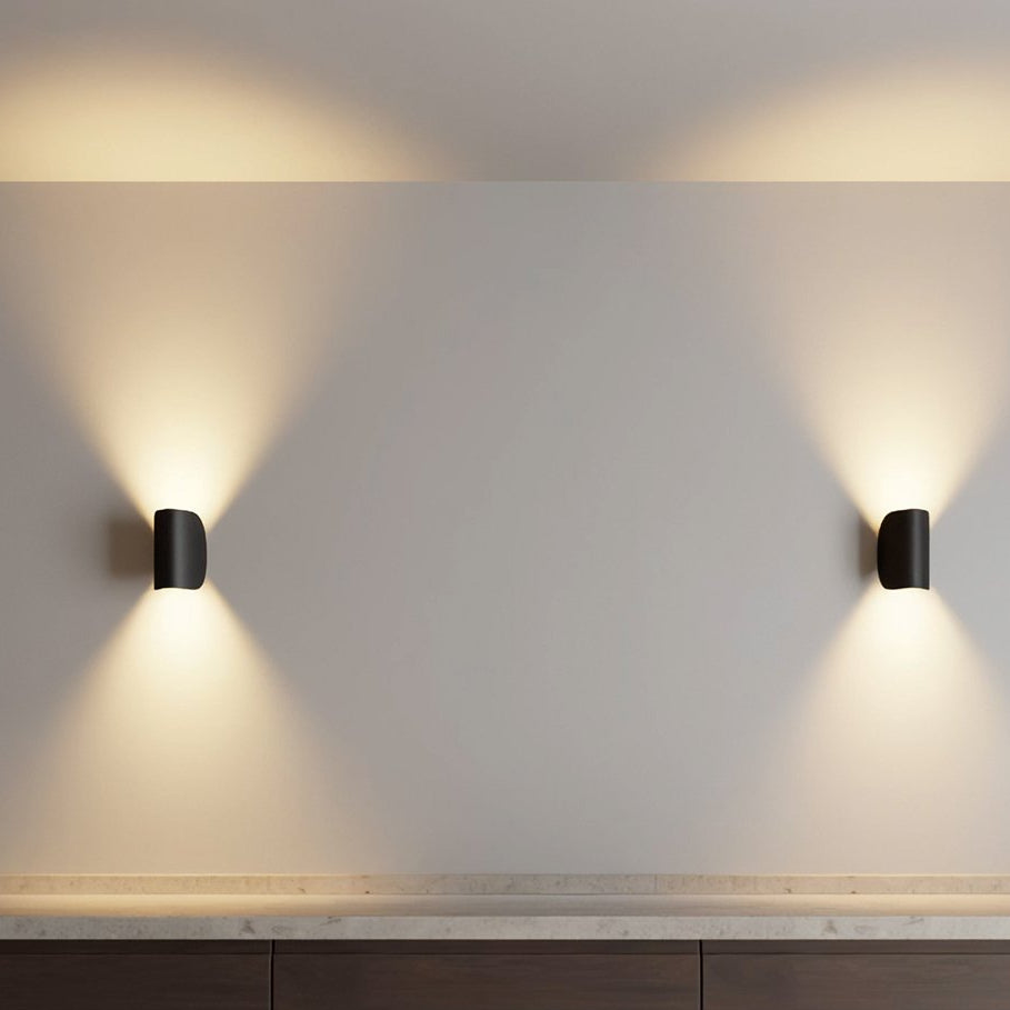 6W LED Up Down Wall Sconce Aluminum Indoor Outdoor Light 3000K Warm White for Hallway Entryway Patio Modern IP65 | Lonoma