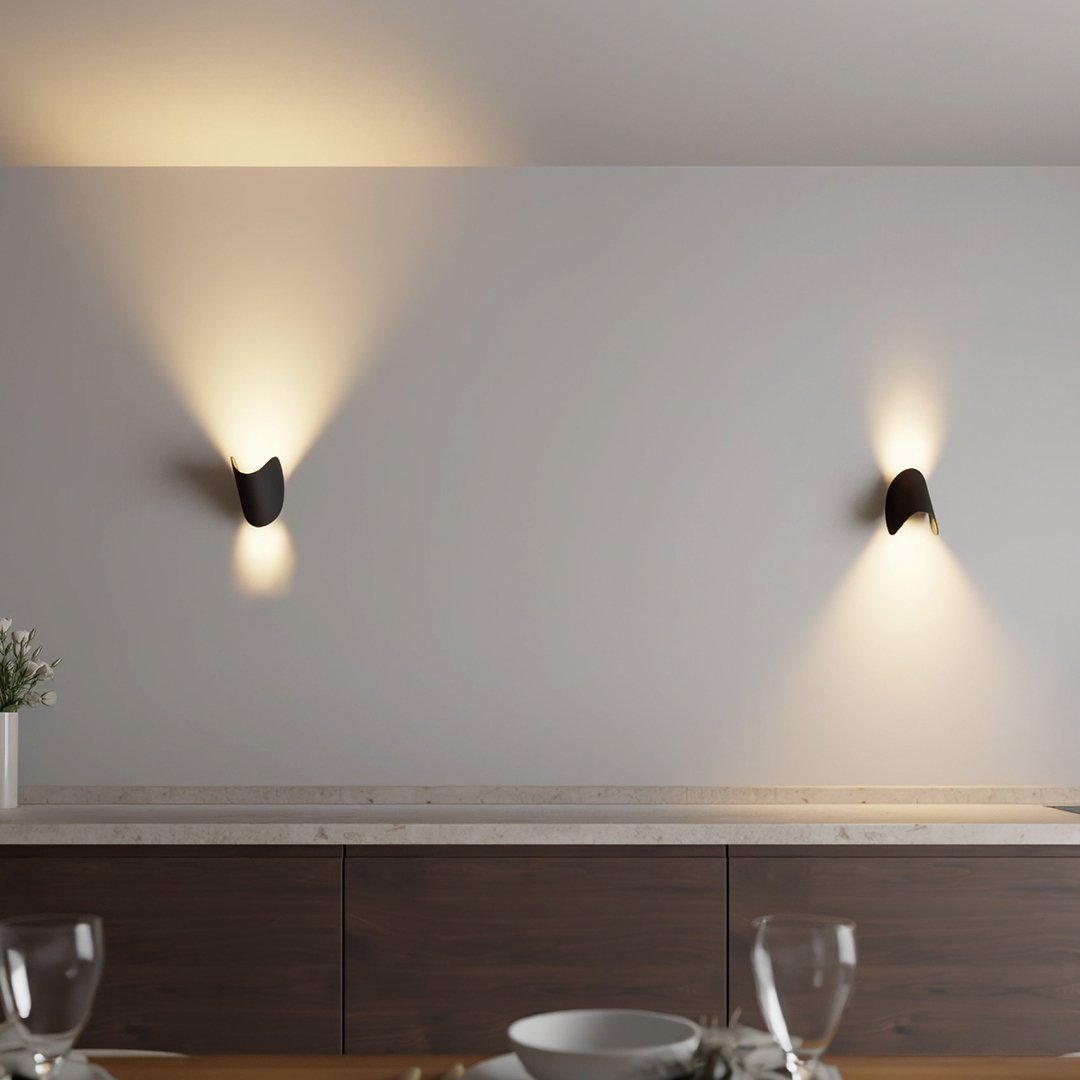 6W LED Up Down Wall Sconce Aluminum Indoor Outdoor Light 3000K Warm White for Hallway Entryway Patio Modern IP65 | Lonoma