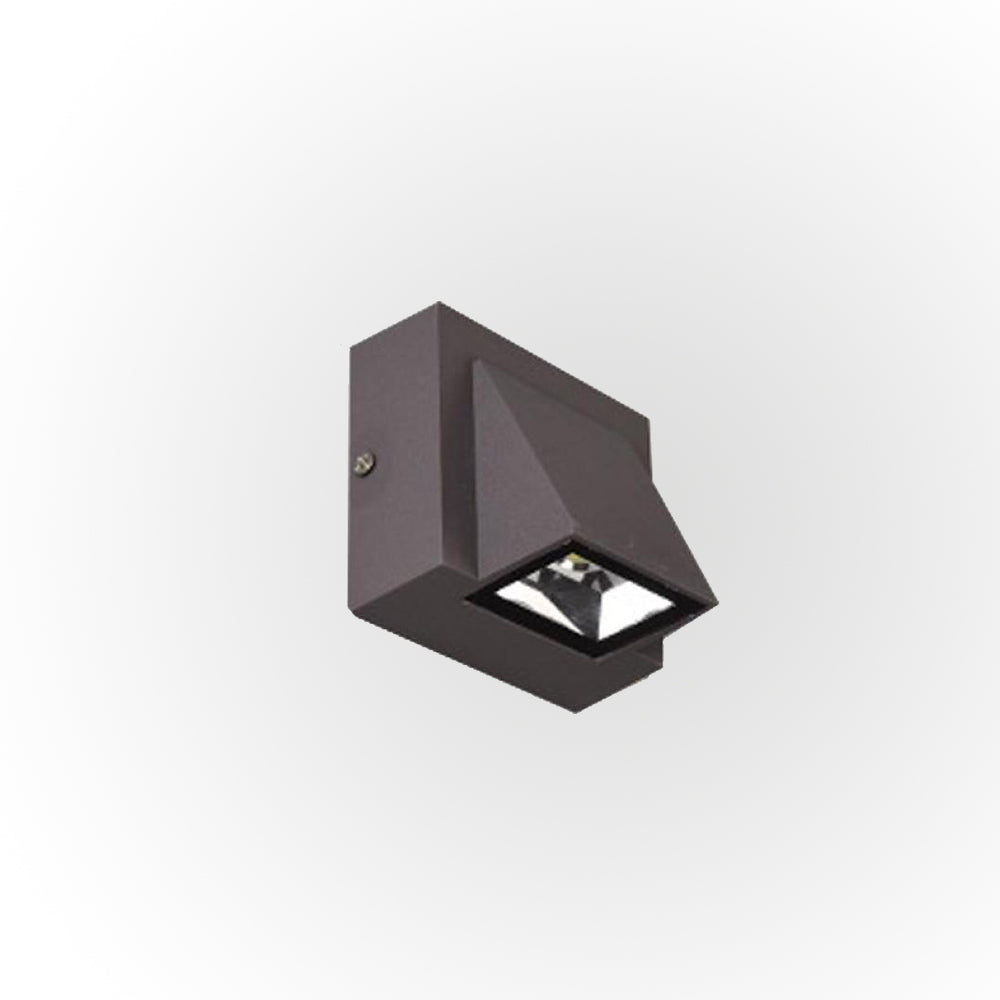 IP65 Waterproof Outdoor Wall Sconce with LED Lights for Patio, Entryway, Garden | Black or Gray Aluminum Fixture | Lonoma