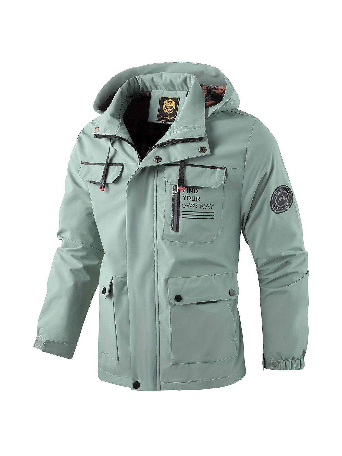 Men's Hooded Winter Jacket — Windproof Outdoor Coat for Cold Weather & Active Adventures | Koossa