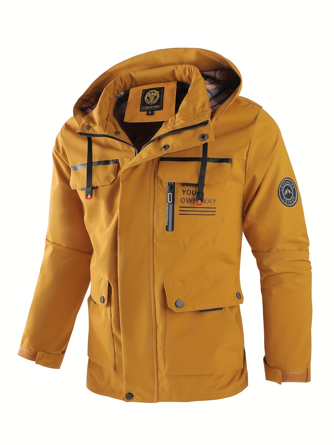 Men's Hooded Outdoor Winter Jacket — Windproof Coat for Cold Weather Adventures & City Style | Koossa