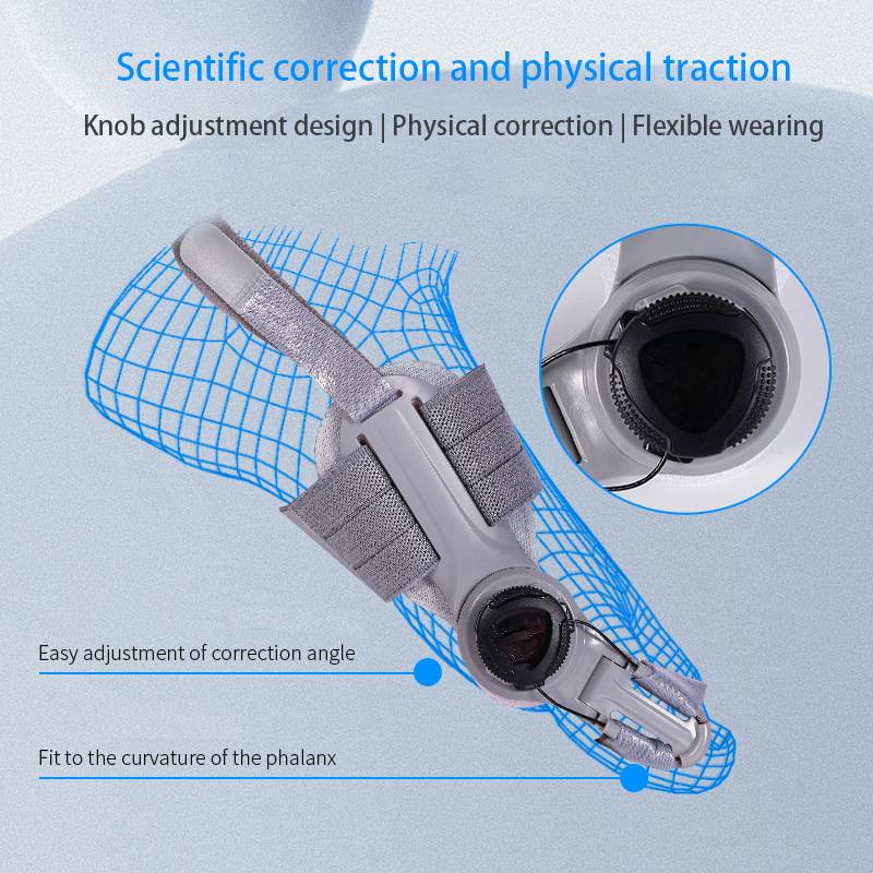Adjustable Bunion Corrector for Big Toe Alignment with 3D Dial Control Day or Night Medical-Grade Silicone Hallux Valgus Splint | Lonoma