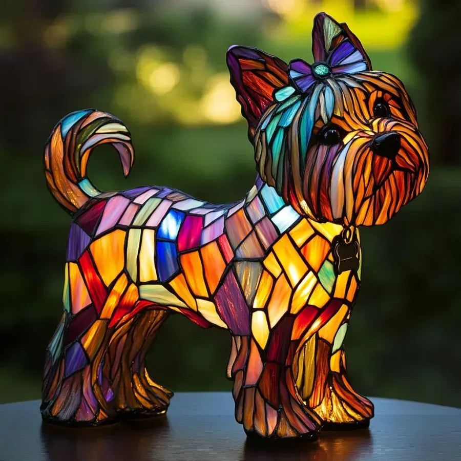 Handcrafted Dog Table Lamp — Warm Ambient Lighting for Pet Lovers & Home Décor Enthusiasts | Koossa