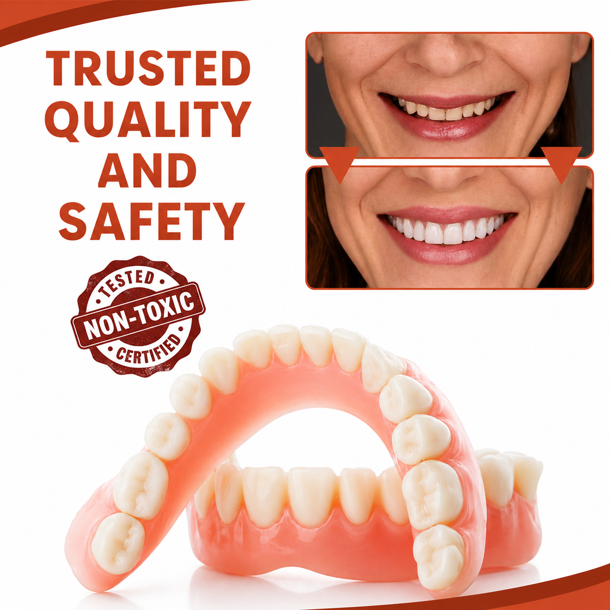 Coussinets Silicone Prothèse Dentaire Confort Optimal Sans Glissement Adaptation Facile Soulagement Durable | Koossa