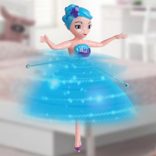 Flying Fairy Toy with Hand Motion Sensor, LED Lights, Rechargeable Hovering Fairy Doll for Kids Bedroom Play, Indoor Gift for Girls Ages 5+ | Lonoma
