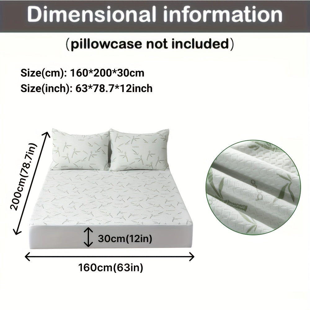 Protège-matelas Bambou Respirant Thermorégulateur 3D Confort Drap-Housse Ventilé Lit Naturel Hygiénique | Koossa