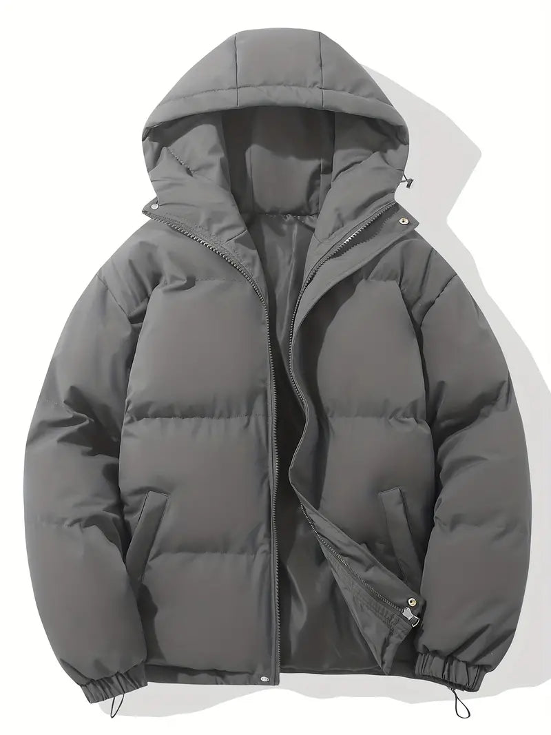 Quilted Puffer Jacket with Hood in Eight Colours for Layered Autumn Winter Warmth | Koossa