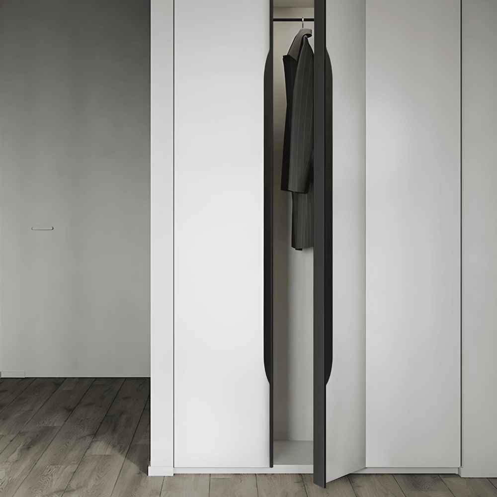 Recessed Edge Pull Cabinet Handle with Angled Profile & Fingerprint-Resistant Finish for Drawers & Cabinets | Lonoma