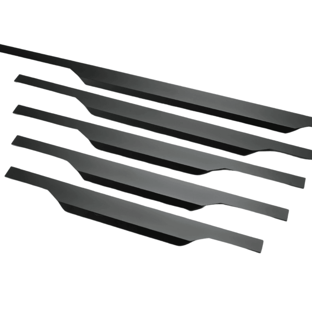 Recessed Edge Pull Cabinet Handle with Angled Profile & Fingerprint-Resistant Finish for Drawers & Cabinets | Lonoma