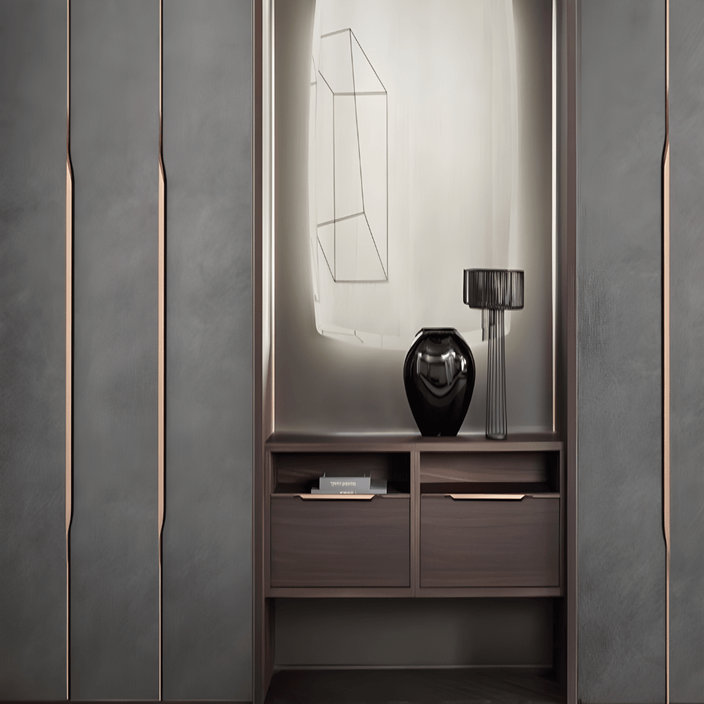 Recessed Edge Pull Cabinet Handle with Angled Profile & Fingerprint-Resistant Finish for Drawers & Cabinets | Lonoma