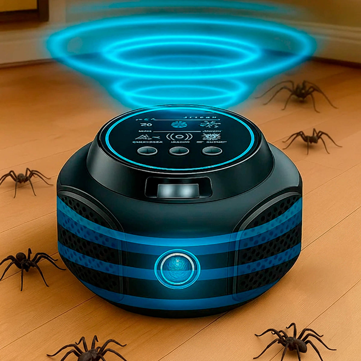 Ultrasonic Pest Repeller Plug-In Spider Control Chemical-Free Pet Safe Electronic Insect Deterrent for Home Indoor Coverage | Lonoma