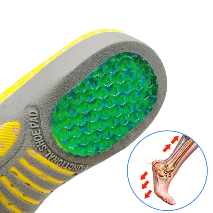 Gel Cushion Insoles with Arch Support for Pain Relief and All-Day Comfort | Lonoma