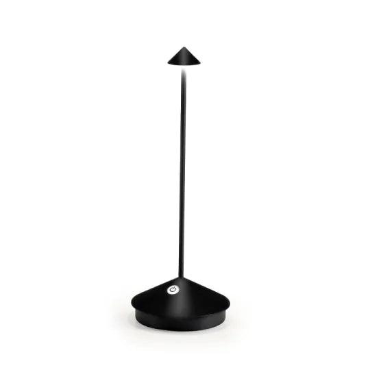 Cordless LED Table Lamp, Rechargeable Touch Dimmable Accent Light, Modern Bedside Lamp for Bedroom, Patio & Outdoor Dining Table | Lonoma