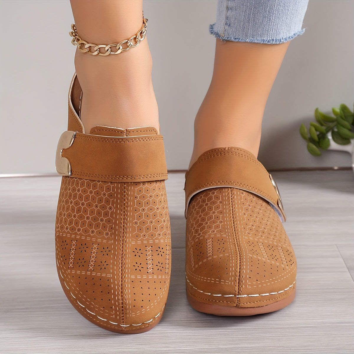 Women's Orthopedic Comfort House Slippers with Non-Slip Sole — Indoor Footwear for All-Day Support | Koossa