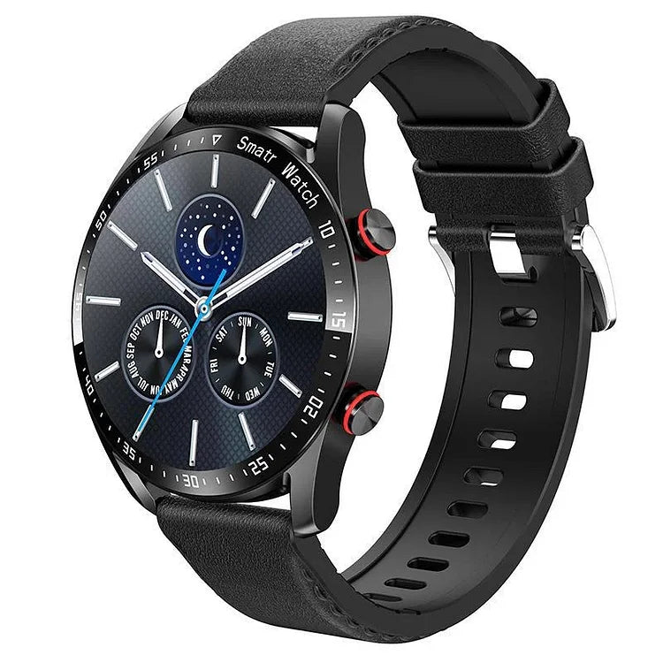 Glucose Tracking Smartwatch with Heart Rate Monitor, Blood Pressure Sensor & Bluetooth Calling for Fitness & Health Management | Lonoma