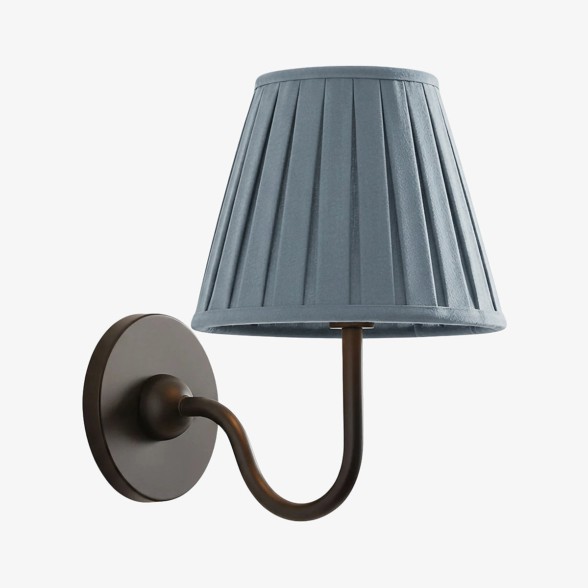 Applique murale élégante à abat-jour plissé en tissu – Éclairage classique et raffiné pour chambre et salon | Koossa
