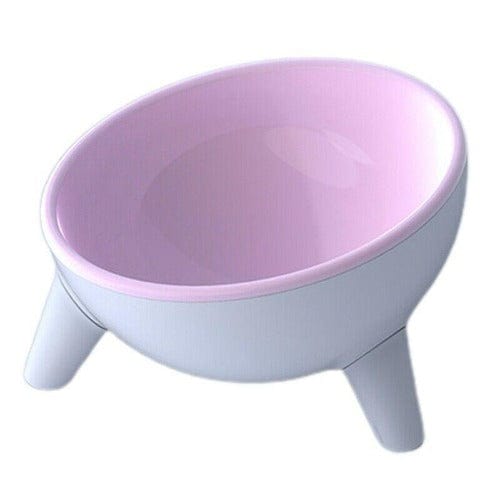 Pet Raised Bowl Tilted 15 Degree Resin Non-Toxic Elevated Dog Cat Food Water Bowl Cervical Spine Support Anti-Spill Ergonomic | Koossa