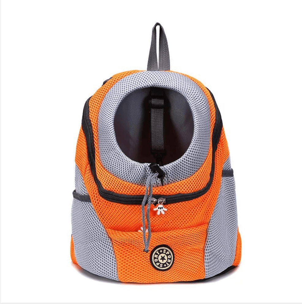 Dog Carrier Backpack Oxford Polyester Breathable Mesh S M L Up to 8kg Safety Leash Padded Hiking Travel Pet Bag | Koossa