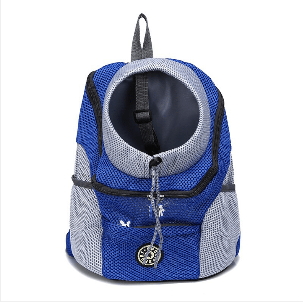 Dog Carrier Backpack Oxford Polyester Breathable Mesh S M L Up to 8kg Safety Leash Padded Hiking Travel Pet Bag | Koossa