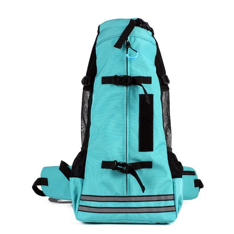 Dog Hiking Backpack 600D Oxford Mesh M L Up to 18kg Reflective Safety Leash Padded Straps Outdoor Carrier Travel | Koossa