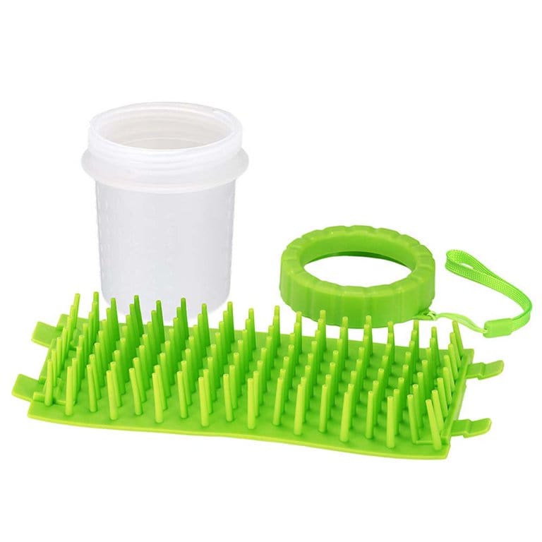 Dog Paw Cleaner Silicone Bristles Portable 11cm 15cm Muddy Paw Washer Travel Cup Small Large Twist Clean Indoor | Koossa