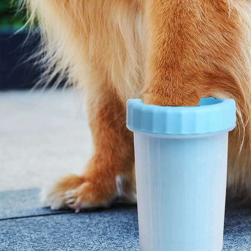 Dog Paw Cleaner Silicone Bristles Portable 11cm 15cm Muddy Paw Washer Travel Cup Small Large Twist Clean Indoor | Koossa