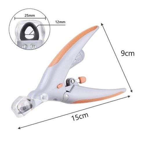 Pet Nail Clipper Stainless Steel LED Light Ergonomic Non-Slip Dog Cat Nail Scissors Claw Trimmer Quick Finder | Koossa
