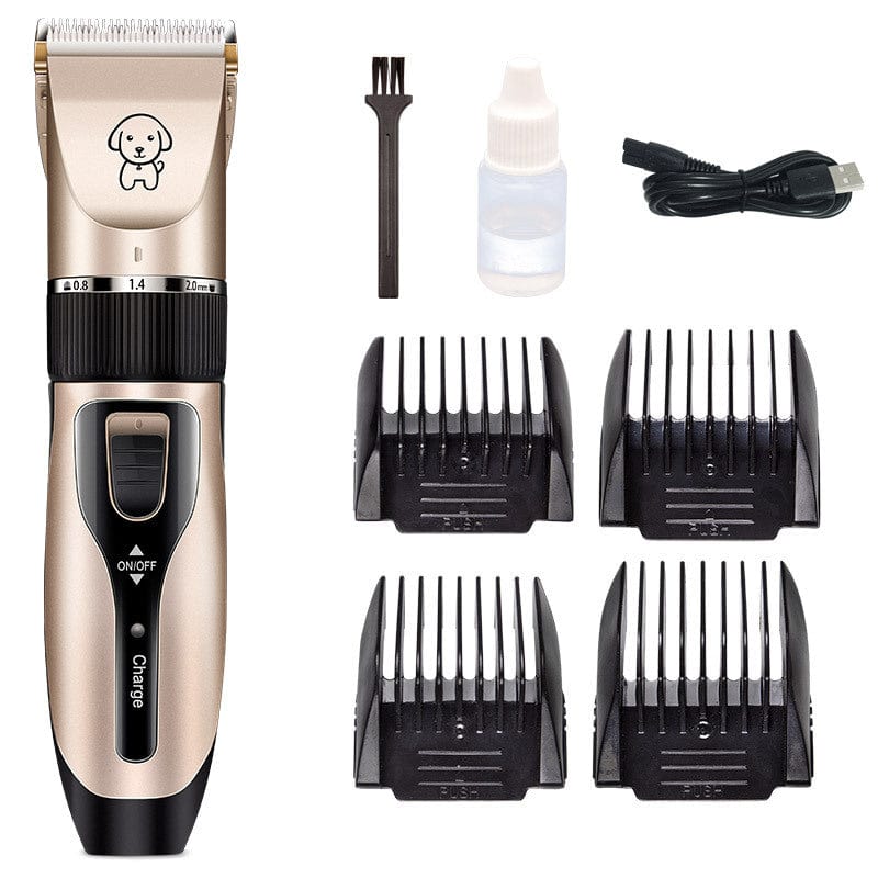 Dog Grooming Clipper Kit Low Noise Rechargeable Wireless Ceramic Blade Cordless Dog Hair Trimmer Clipper Set Small Medium Large Breeds | Koossa