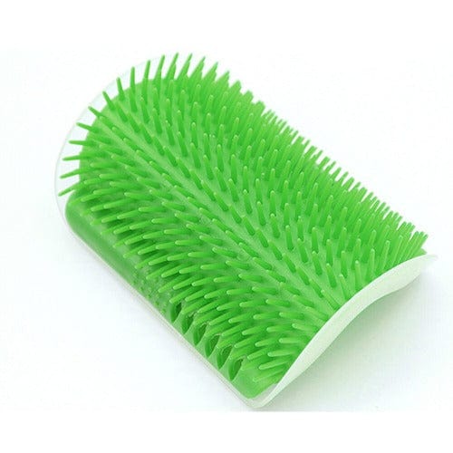 Cat Self-Grooming Brush Wall Corner Silicone Bristles Snap-On Massage Scratcher Hairball Reduction Indoor | Koossa