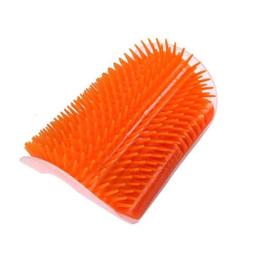 Cat Self-Grooming Brush Wall Corner Silicone Bristles Snap-On Massage Scratcher Hairball Reduction Indoor | Koossa