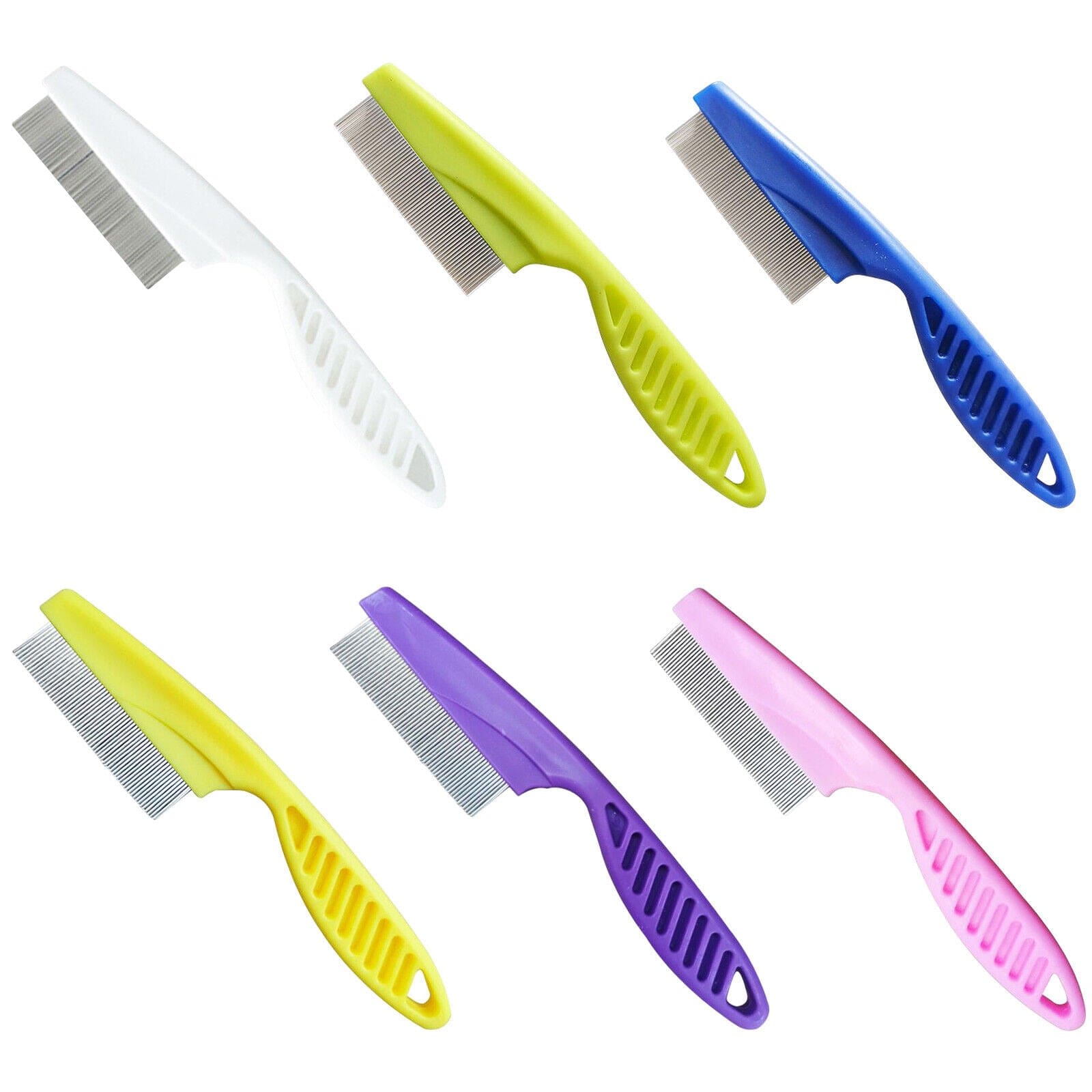 Pet Flea Comb Stainless Steel Fine Teeth Flea Egg Removal Dog Cat Grooming Comb All Breeds Easy Clean | Koossa