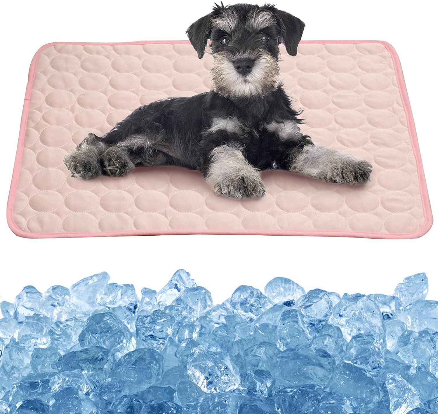 Pet Cooling Mat Pressure Activated Self-Cooling Gel Pad Dog Cat Cool Mat Summer Heat Relief Indoor Outdoor Small Medium Large | Koossa